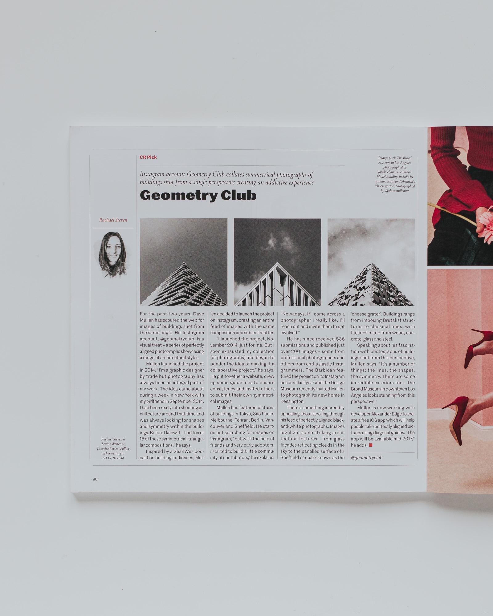 geometry club 14 magazine feature creative review